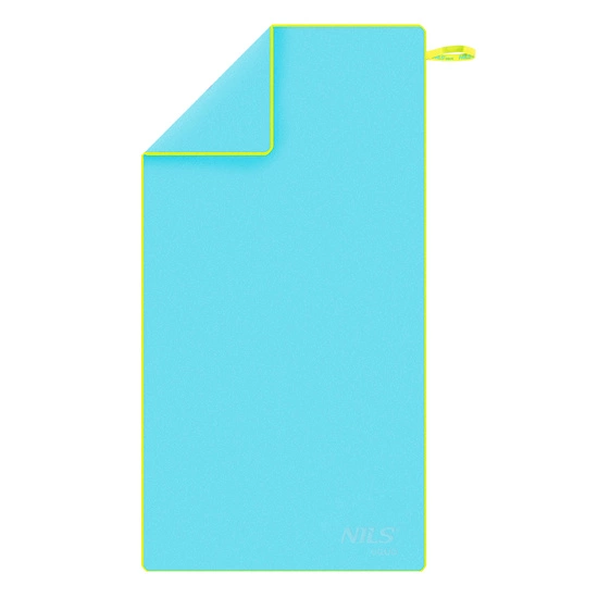 Ręcznik z mikrofibry NILS AQUA NAR11 140 x 70 cm jasnoniebieski