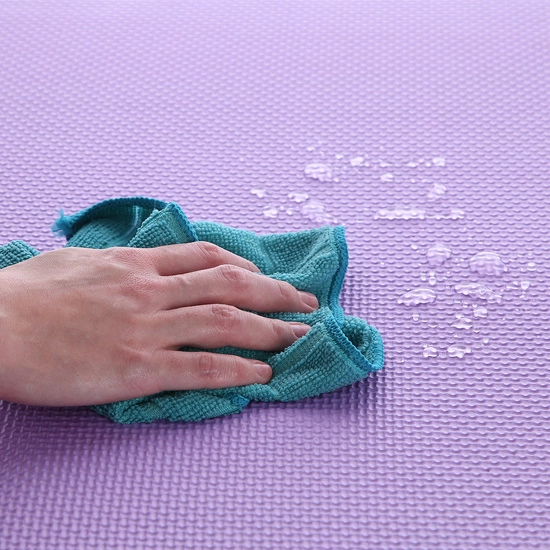 Mata puzzle ONE FITNESS MP10 MULTIPACK 10 mm żółto - niebiesko - fioletowy