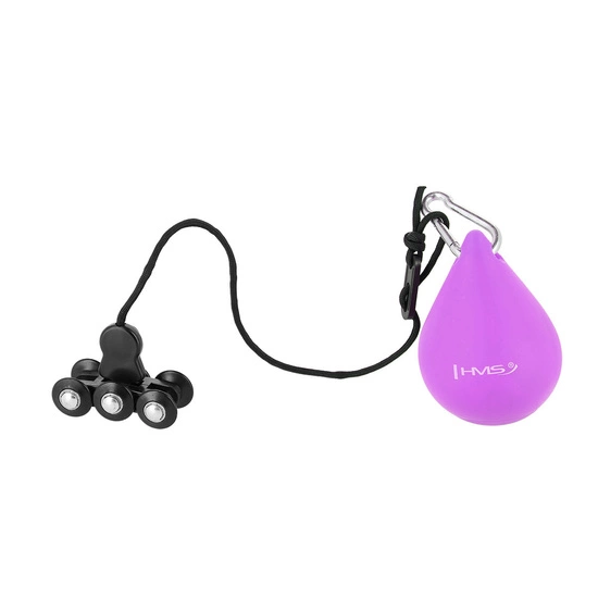 Hula hop z wypustkami i obciążnikiem HMS HHW12 fioletowy