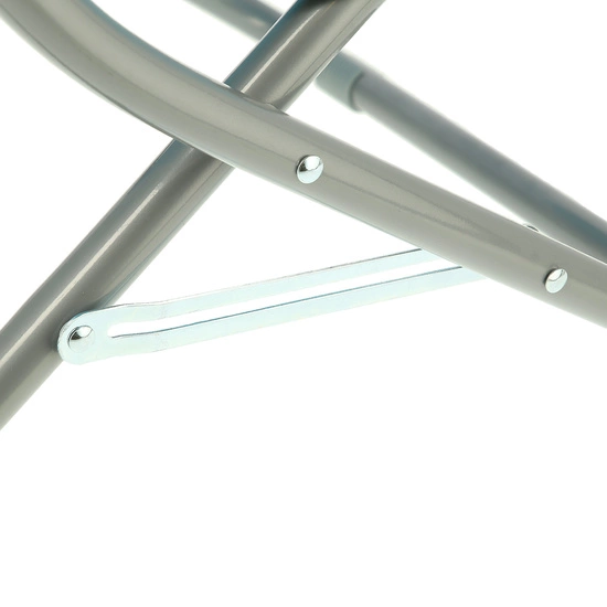 Krzesło plażowe składane z poduszką NILS CAMP NC3136 niebieskie