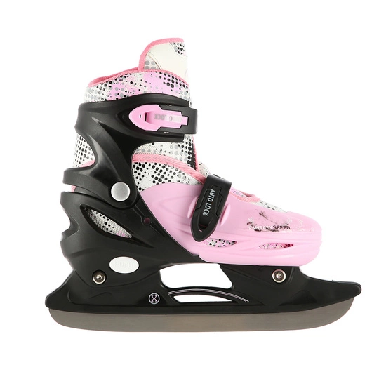 Łyżworolki dziecięce / młodzieżowe 4w1 NILS EXTREME NH18331 czarno / różowe