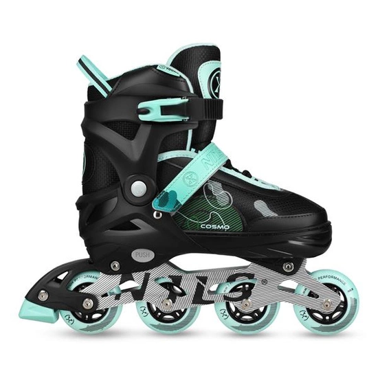 Rolki rekreacyjne NILS EXTREME NA13808 Cosmo zielony/czarny