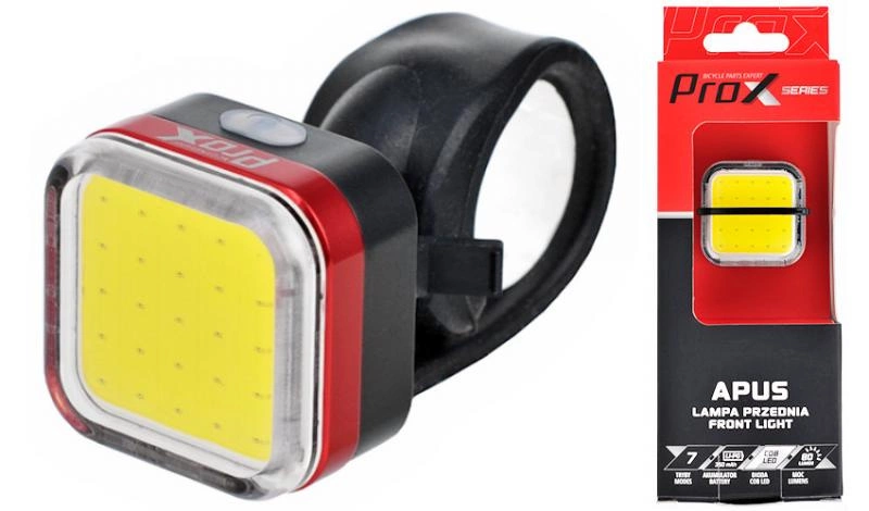 Lampka rowerowa przednia Prox Apus Cob 80 lm