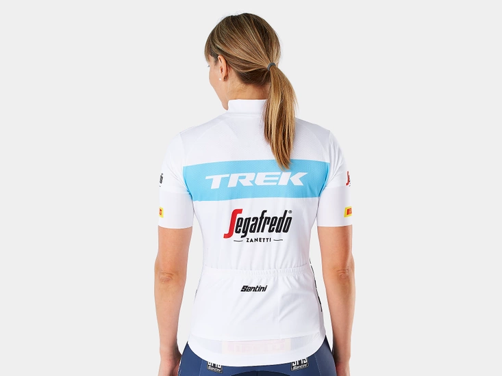 Koszulka rowerowa damska Santini Trek-Segafredo Replica White