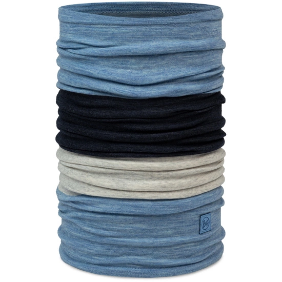 Bandana BUFF Merino Move Block Lake Blue