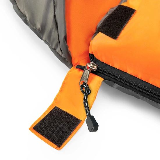 Śpiwór NILS CAMP NC2008 L szaro - pomarańczowy