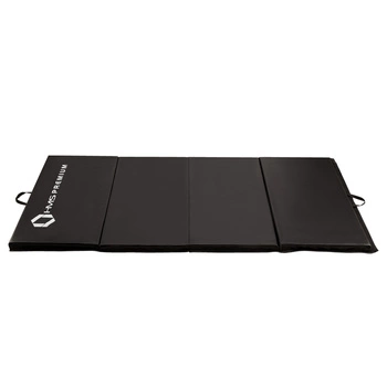 Materac gimnastyczny składany HMS PREMIUM MGS01 2400 x 1200 mm czarny