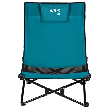Krzesło plażowe NILS CAMP NC3306 niebiesko czarne
