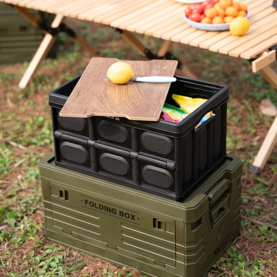 Składana skrzynia kempingowa z funkcją stołu 2w1 NILS CAMP NCB4005 20L