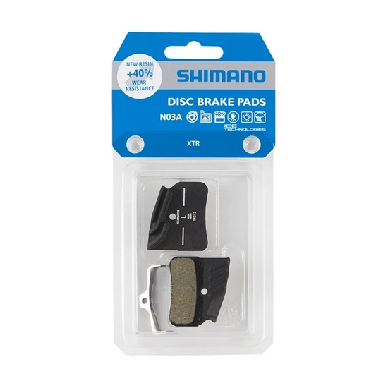 Klocki hamulcowe rowerowe żywiczne z radiatorem Shimano N03A