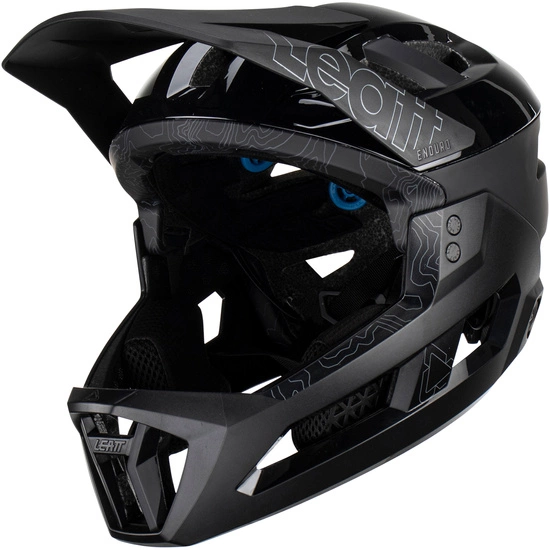 Kask rowerowy (z wypinaną szczęką/3w1) Leatt Helmet MTB Enduro 3.0 V23 stealth