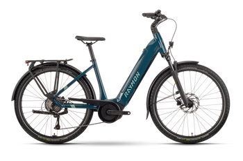 Rower elektryczny trekkingowy Raymon Metmo Wave 600Wh 2025 aqua