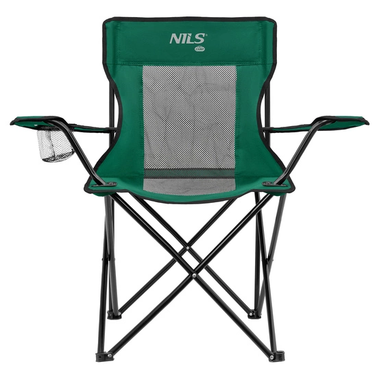 Krzesło turystyczne NILS CAMP NC3302 zielono-czarny