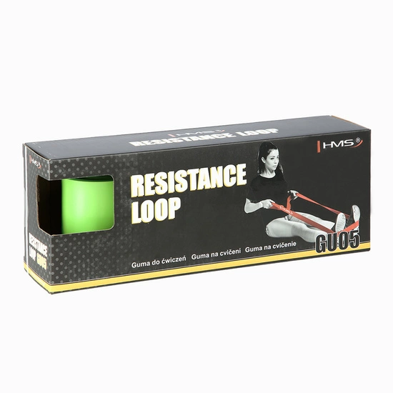 Guma do ćwiczeń HMS GU05 limonkowa