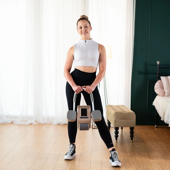 Koło do ćwiczeń mięśni brzucha HMS KA08 S brązowe