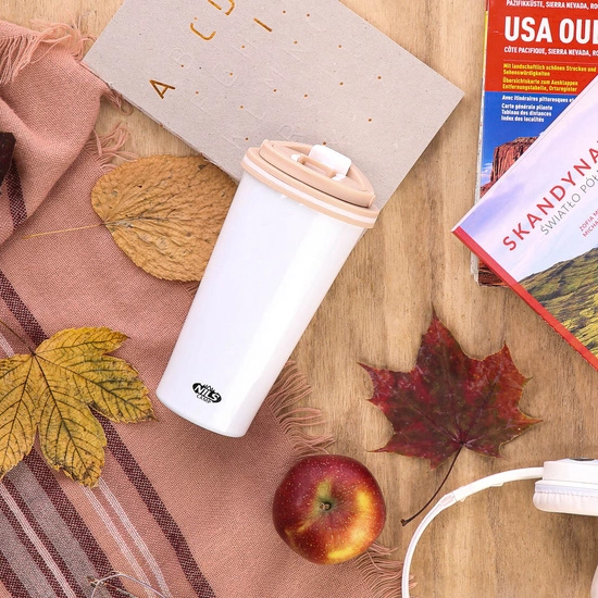 Kubek termiczny NILS CAMP NCB18 brązowy