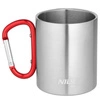 Kubek kempingowy z karabińczykiem NILS CAMP NC17110 300 ml czerwony