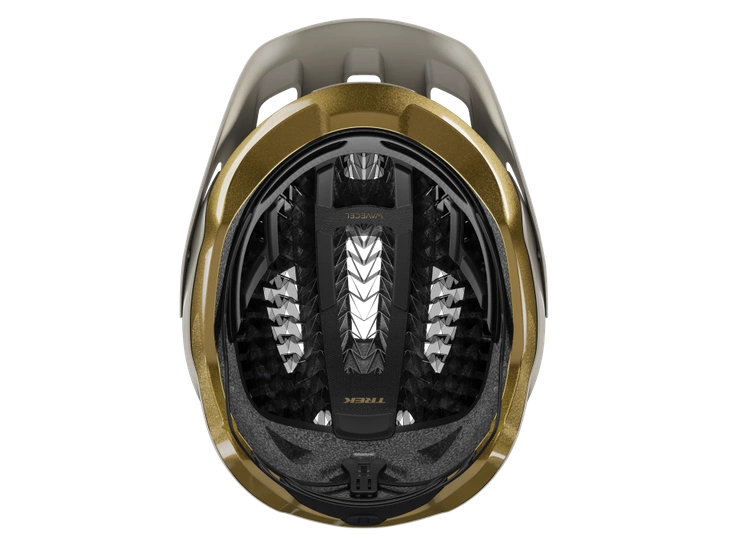 Kask rowerowy Trek Quantum WaveCel Biały Era/Klasyczny złoty