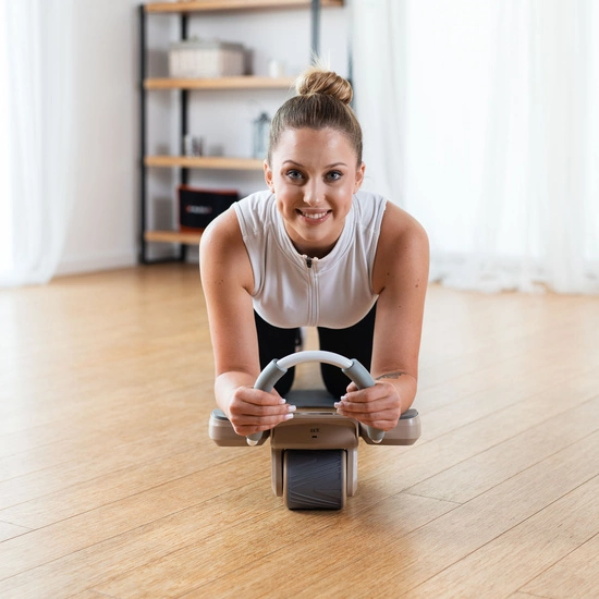 Koło do ćwiczeń mięśni brzucha HMS KA08 S brązowe