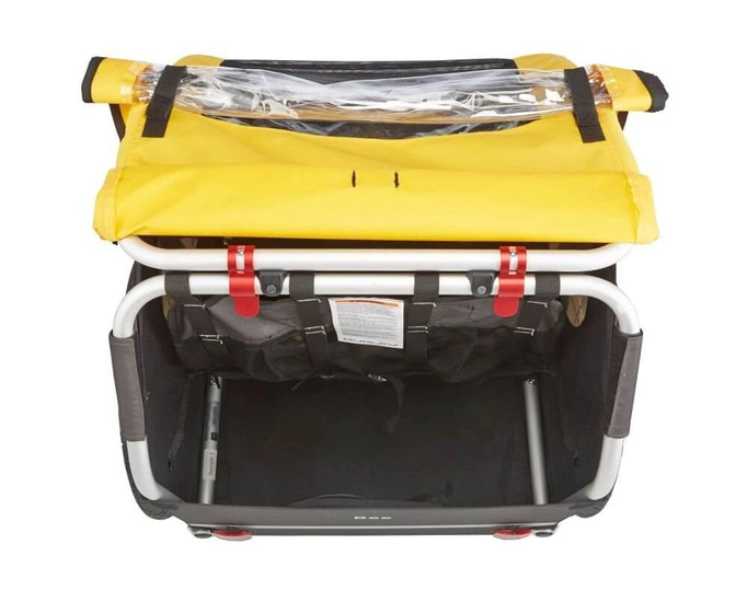 Przyczepka rowerowa Burley Bee Double Yellow