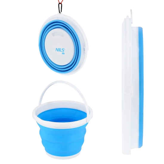 Wiadro składane NILS CAMP NC1731 10 L niebieskie