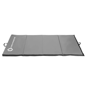 Materac gimnastyczny składany HMS PREMIUM MGS01 2400 x 1200 mm szary