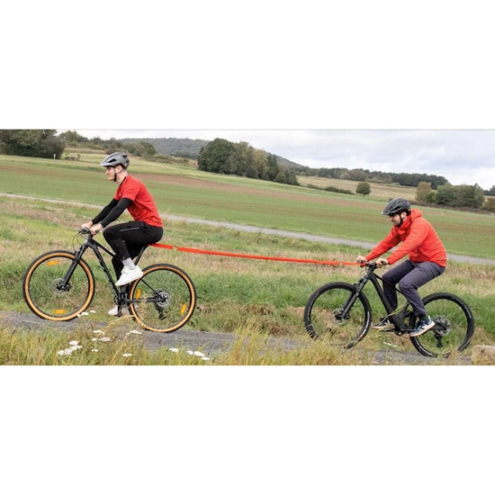 Linka holownicza rowerowa M-Wawe Trail Rope Red