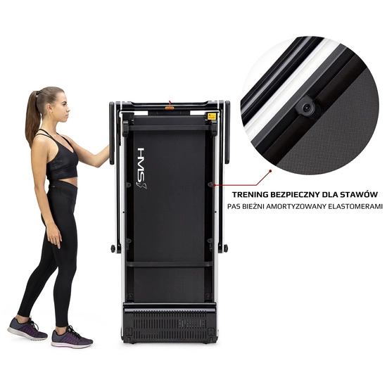 Bieżnia elektryczna HMS LOOP12 gray