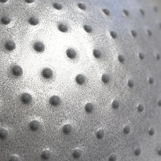 Piłka gimnastyczna masująca HMS YB03 65 cm szara