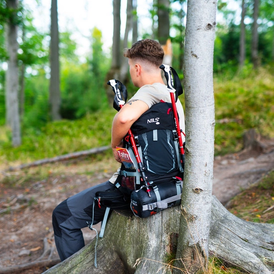 Plecak turystyczny NILS CAMP NC1993 black northlake 30L + 10L