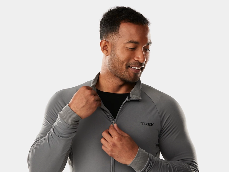 Koszulka rowerowa męska z długim rękawem Trek Circuit Grey