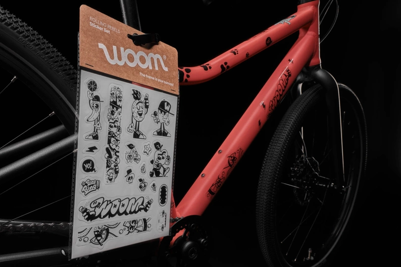 Naklejki na rower woom Rolling Rebels