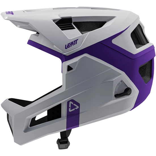 Kask rowerowy z wypinaną szczęką LEATT Helmet MTB Enduro 4.0 V26 grey