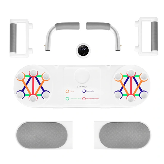 Deska do ćwiczeń mięśni brzucha i pompek z licznikiem HMS DBP03