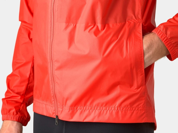 Kurtka rowerowa męska Bontrager Circuit przeciwdeszczowa Radioactive Red