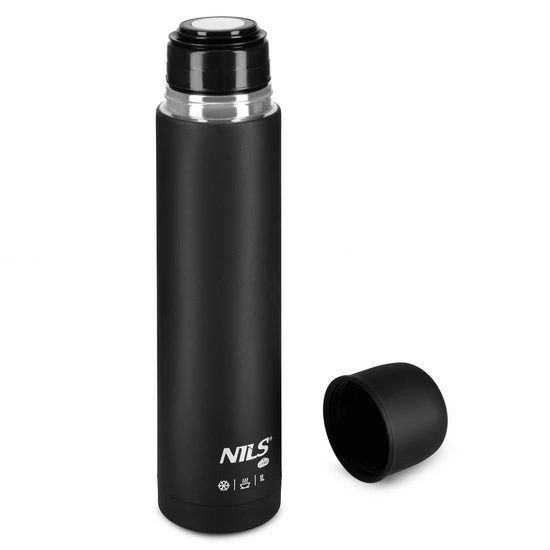 Termos turystyczny NILS CAMP NC3804 1000 ml czarny