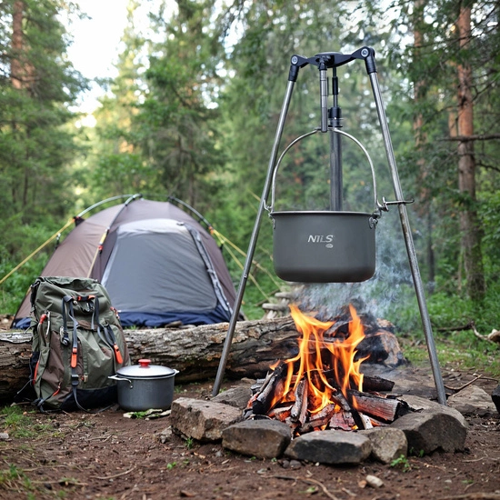 Garnek turystyczny z pokrywką NILS CAMP NC17117 4 L