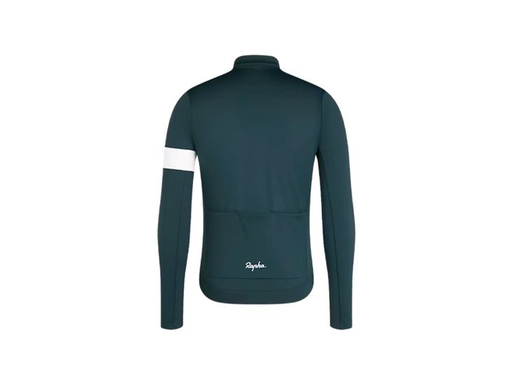 Koszulka termiczna rowerowa męska Rapha Core ciemnozielony