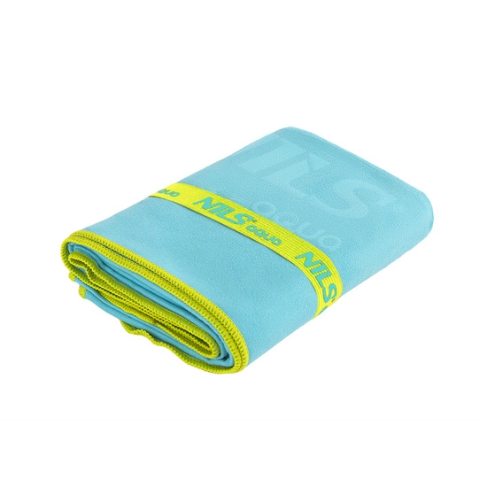 Ręcznik z mikrofibry NILS AQUA NAR11 140 x 70 cm jasnoniebieski