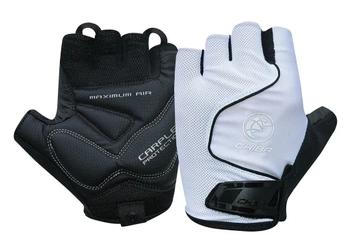 Rękawiczki rowerowe Chiba Cool Air White
