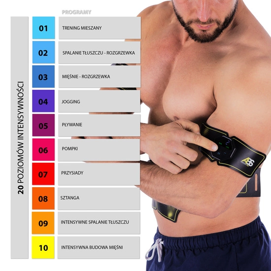 Elektrostymulator HMS ABS czarny