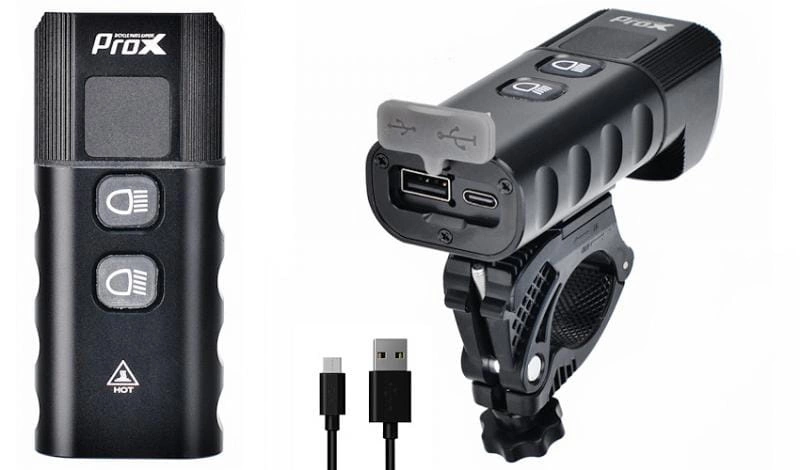 Lampka rowerowa przednia Prox Kastor-X 1800 lm