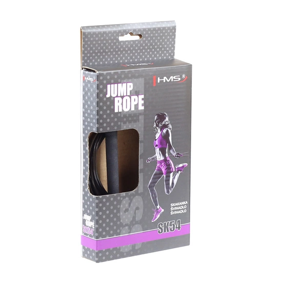 Skakanka szybka HMS SK54 czarna / srebrna