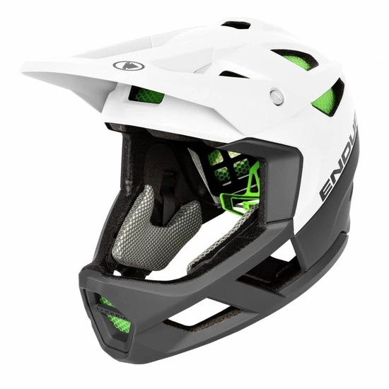 Kask rowerowy Endura MT500 Full Face MIPS Helmet white