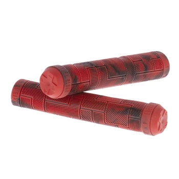 Gripy rowerowe Dartmoor Block czerwono - czarne