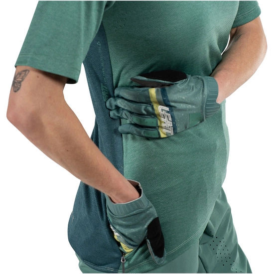 Koszulka rowerowa damska LEATT Jersey MTB Trail 2.0 Women lagoon