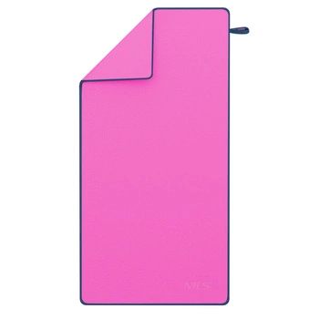 Ręcznik z mikrofibry NILS NCR13 200 x 90 cm różowy