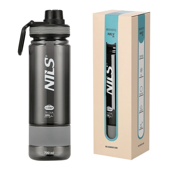 Butelka tritanowa NILS CAMP NCD07 700 ml szara