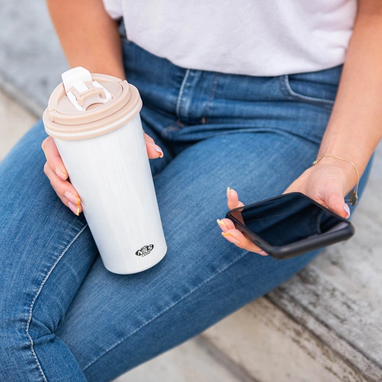 Kubek termiczny NILS CAMP NCB18 brązowy