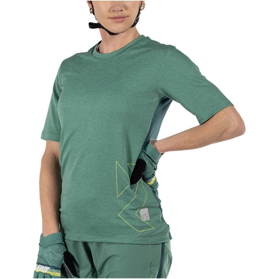 Koszulka rowerowa damska LEATT Jersey MTB Trail 2.0 Women lagoon